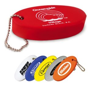 Custom Printed Fishing Bobber Floating Keychain with Your Business